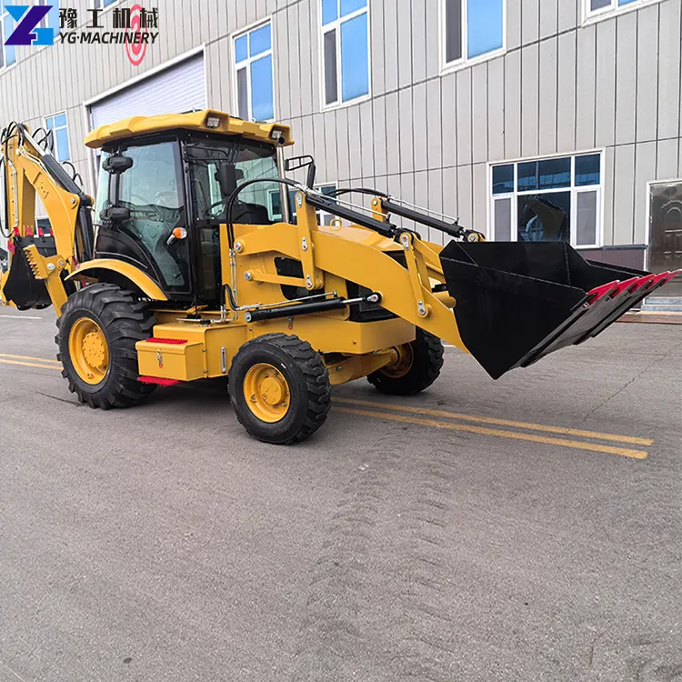 compact tractor with loader and backhoe