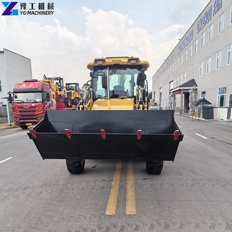 small backhoe loader