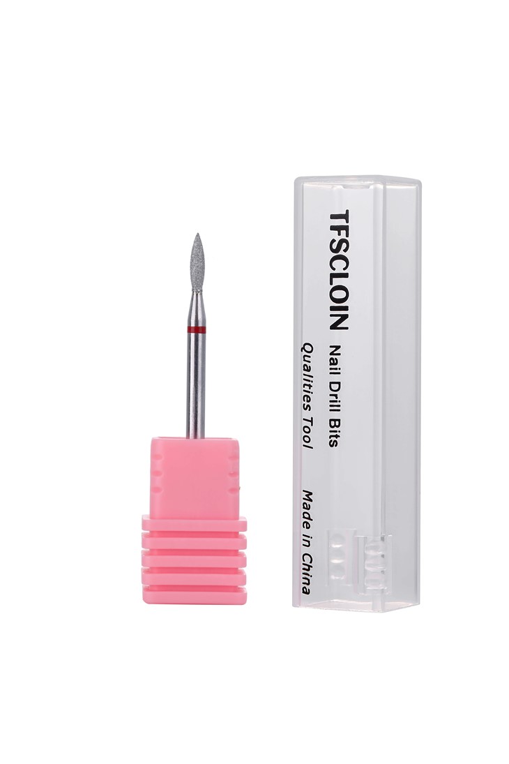 Premium Flame Diamond Nail Drill Bits Set price