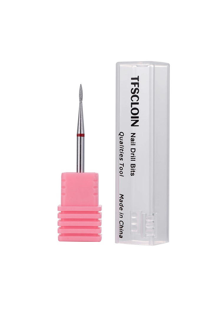 Premium Flame Diamond Nail Drill Bits Set factory