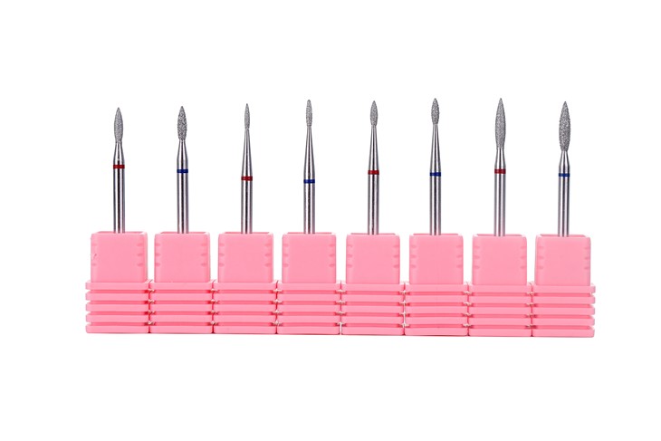 Premium Flame Diamond Nail Drill Bits Set suppliers