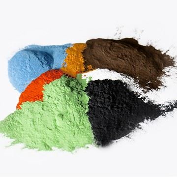 Green Outdoor Polyester Powder Coating factory
