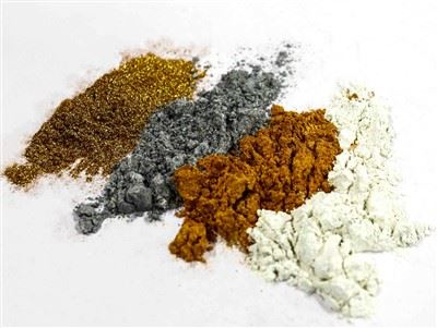 Metallic Aluminum Powder Coating Weather Resistant Electrostatic Powder Paint Custom Finish
