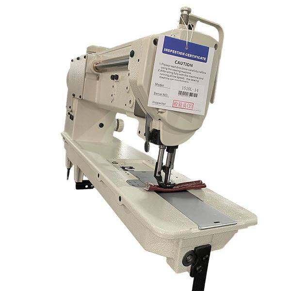 1 & 2 Needle 14 Inch Long Arm Triple Feed Sewing Machine factory