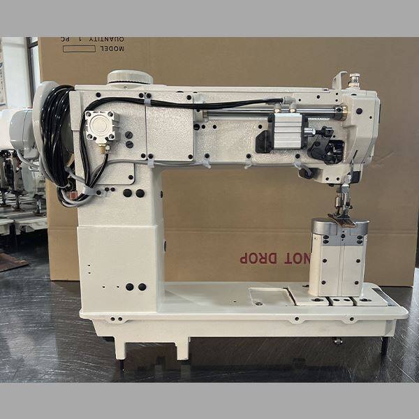 14 Inch Long Arm Post Bed Walking Foot Sewing Machines for Leather Products factory