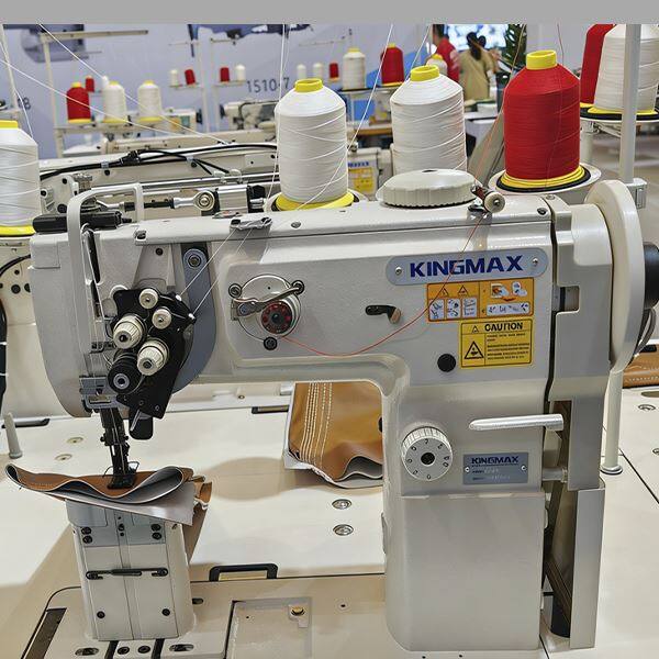2-Needle Post Bed Sewing Machines with Split Needle Bar for Upholstery factory