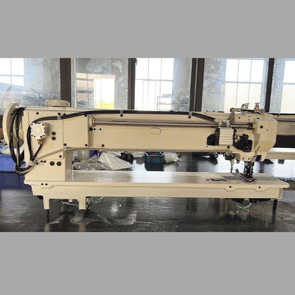 25 Inch Long Arm 2-Needle Split Needle Bar Sewing Machine for Upholstery factory