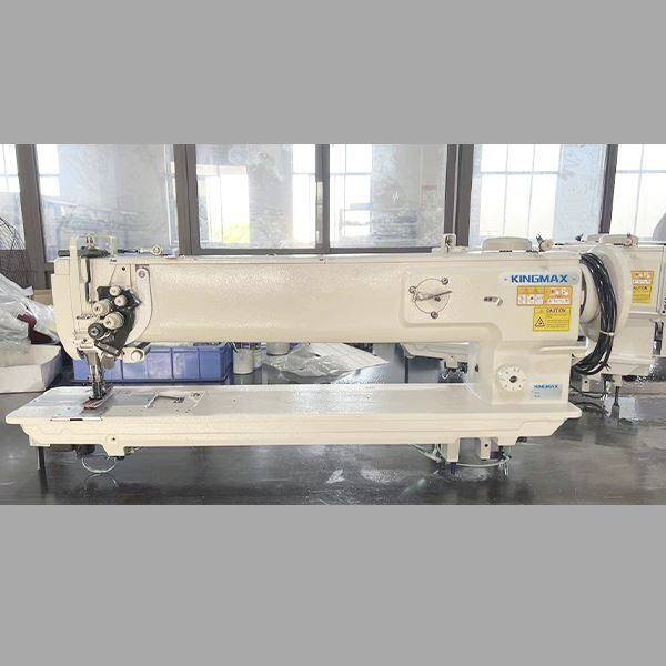 25 Inch Long Arm Flat Bed Sewing Machine with The Split Needle Bar for Leather Products suppliers