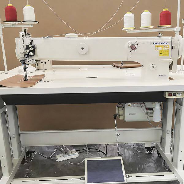 30 Inch Long Arm Flat Bed Leather Sewing Machines with Walking Foot factory