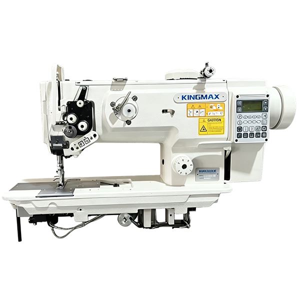 Máquina de coser con pie móvil y cuchilla lateral GC1510D-7-ET