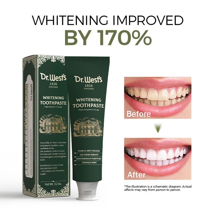 Dr.West's Color Correcting Toothpaste factory