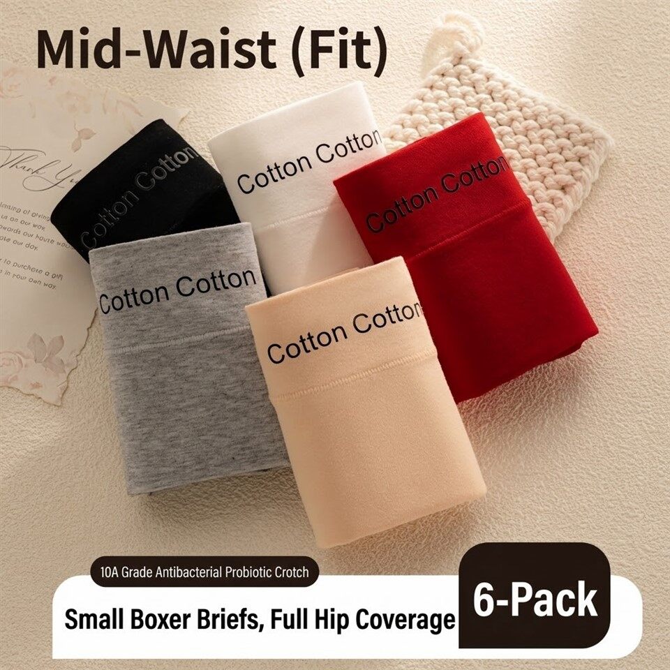 Womens Cotton Boxer Shorts Underwear high quality