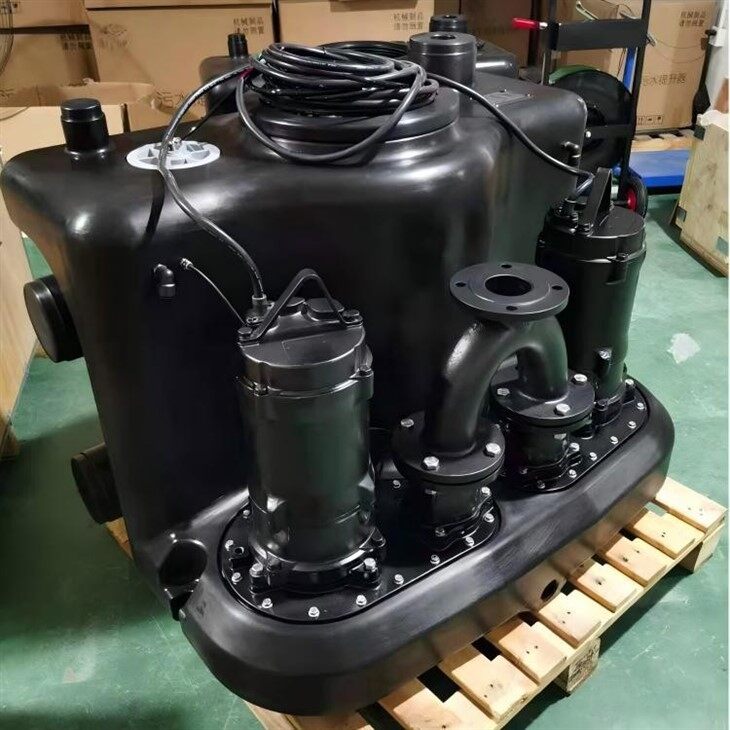 Integrated Sewage Lifting Station Semi External Dual Pump