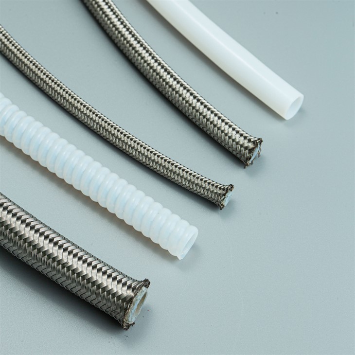 Convoluted PTFE Lined SS Braided Hose suppliers