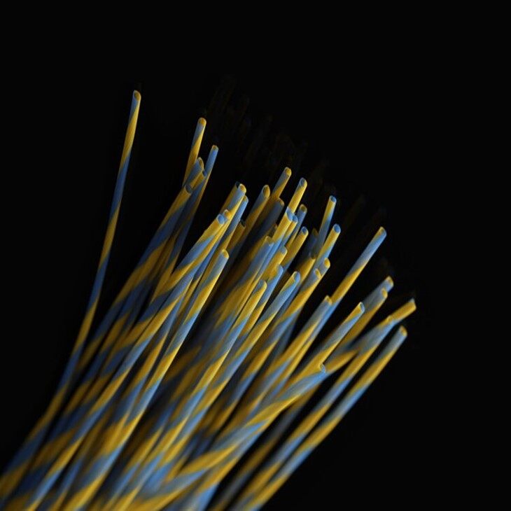 PTFE Zebra (Spiral) Heat Shrink Tubing 0.035