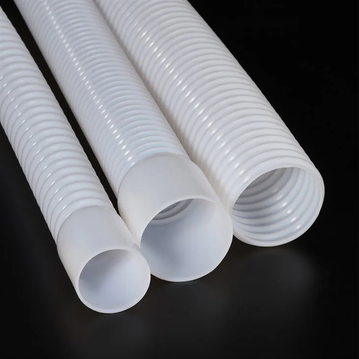 Teflon Corrugated Hose Convoluted PTFE Tubing factory