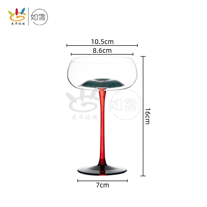 Burgundy Wine Glass Set price