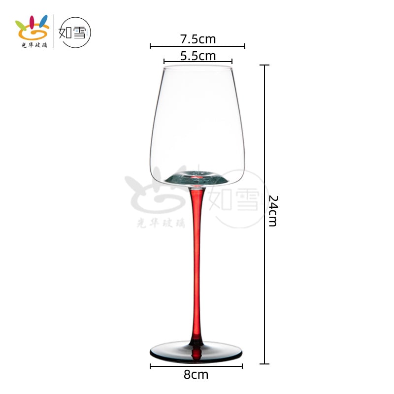 Burgundy Wine Glass Set price