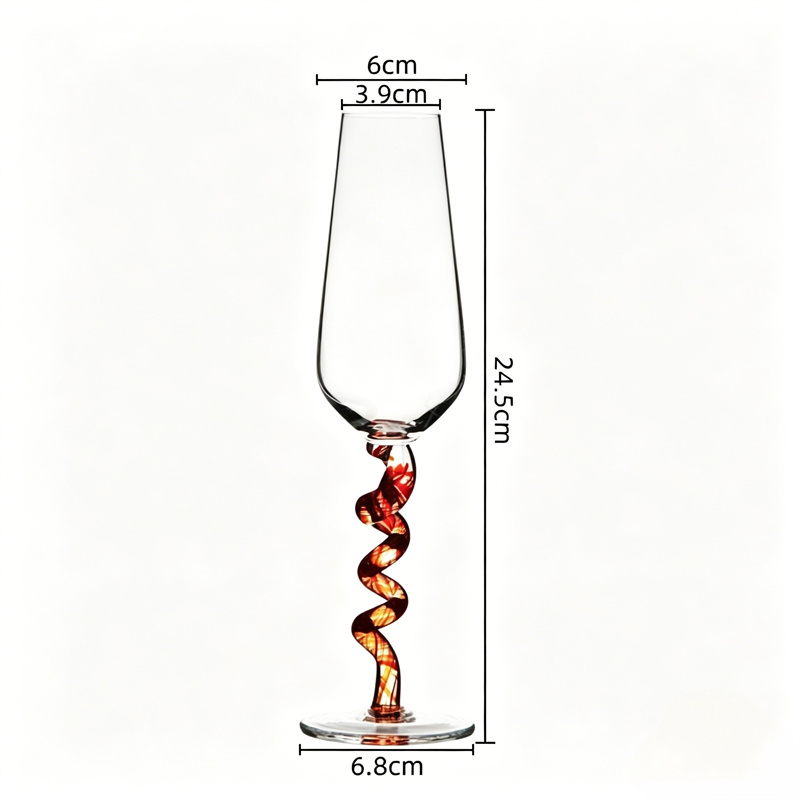 Hand Blown Red Wine Glasses high quality