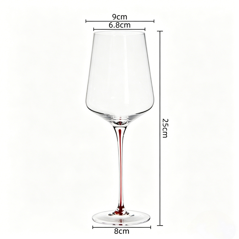 Red Wine Glasses Long Stem factory