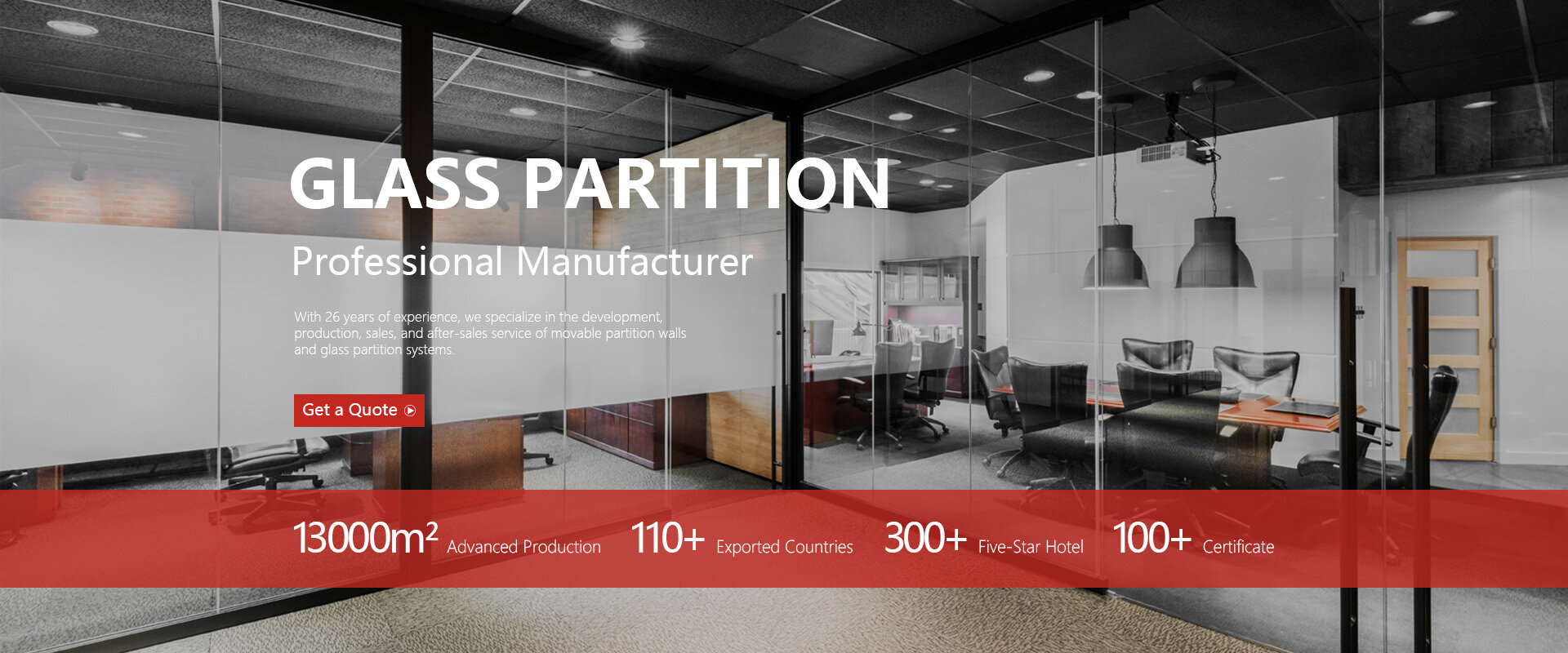 office glass partition