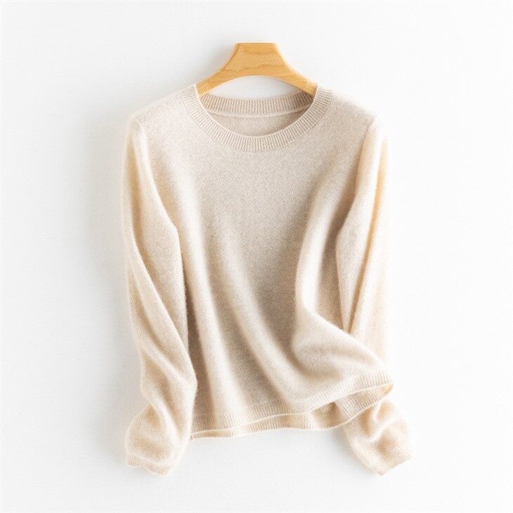 100 Cashmere Crewneck Sweater Women