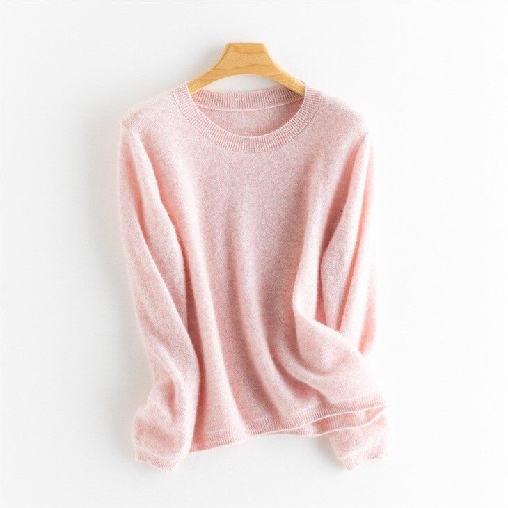 100 Cashmere Crewneck Sweater Women