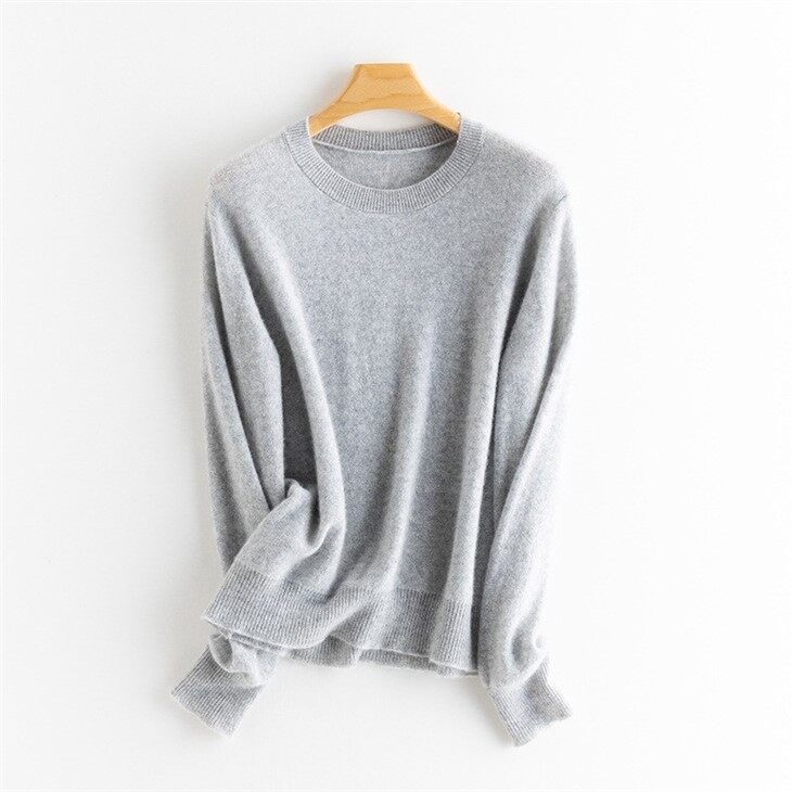 100 Cashmere Crewneck Sweater Women