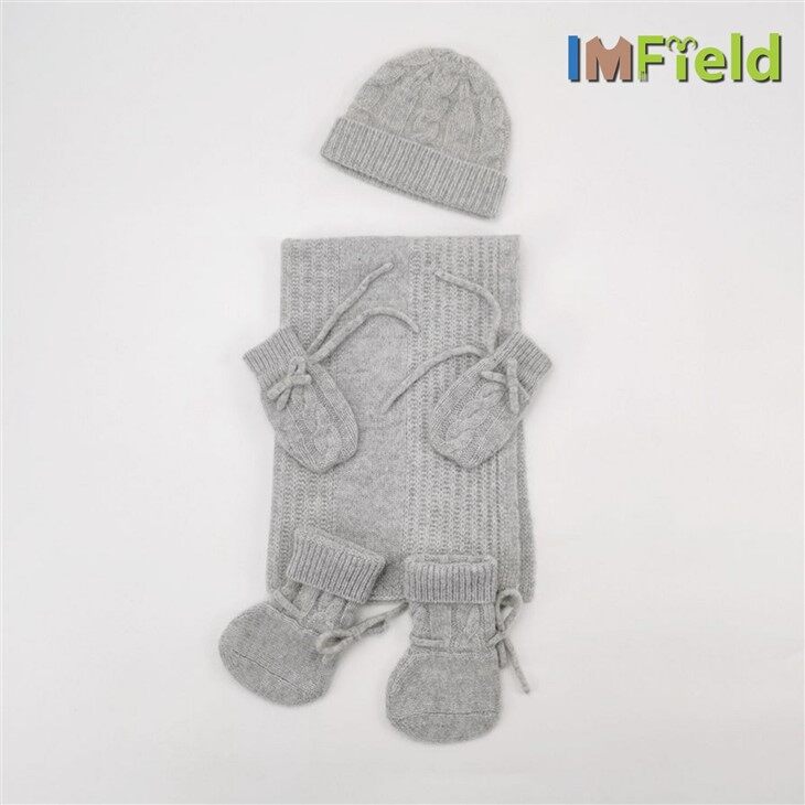 Baby Cashmere Gloves Socks Blanket Gift Set