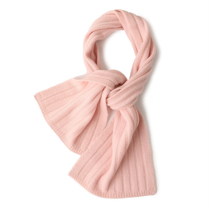 Baby Cashmere Knitted Hat And Scarf Set
