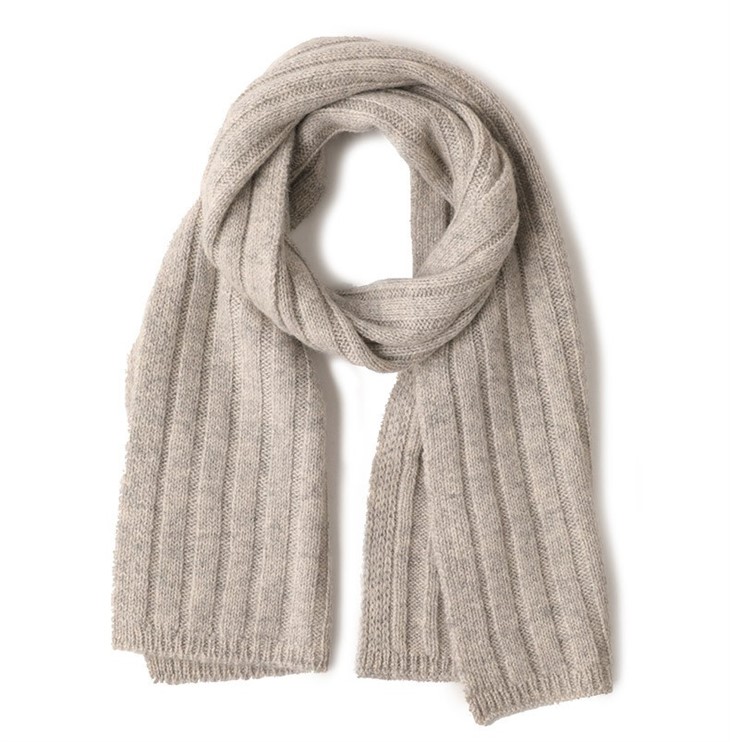 Baby Cashmere Knitted Hat And Scarf Set