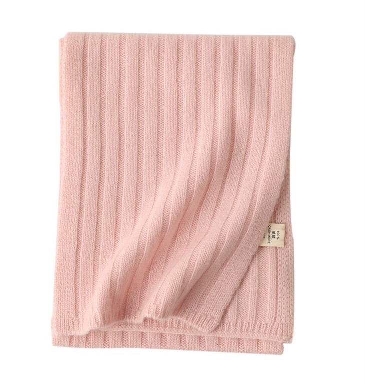 Baby Cashmere Knitted Hat And Scarf Set