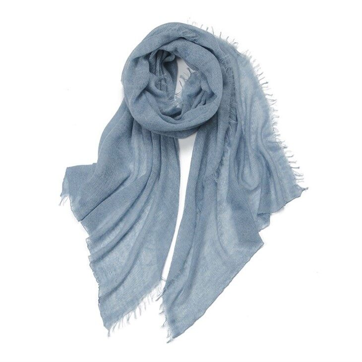 Black Thin Cashmere Wrap Shawl