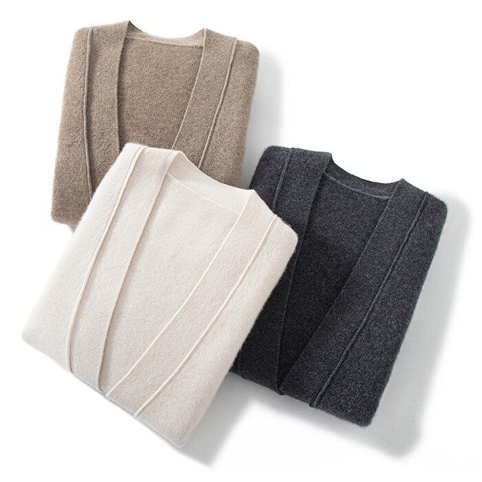 Boxy Cashmere Cardigan