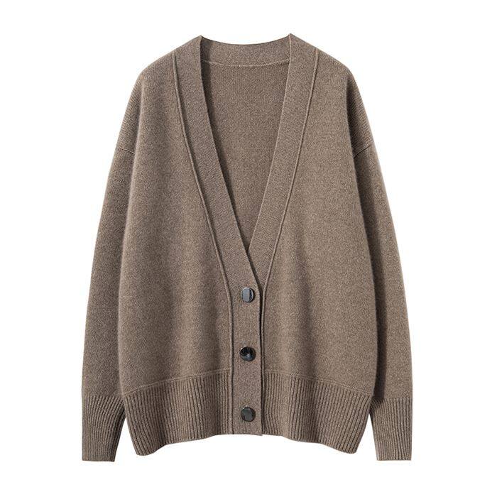 Áo len cashmere hình hộp