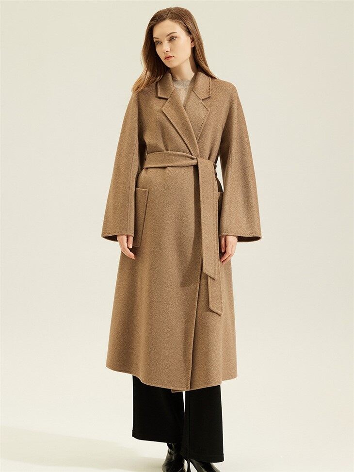 Brown Cashmere Overcoat