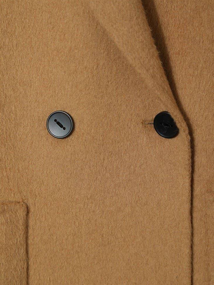 Camel Cashmere Overcoat