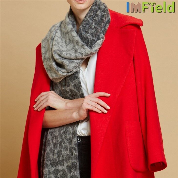 Cashmere Cheetah Scarf Shawl