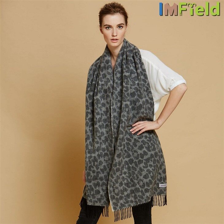 Cashmere Cheetah Scarf Shawl