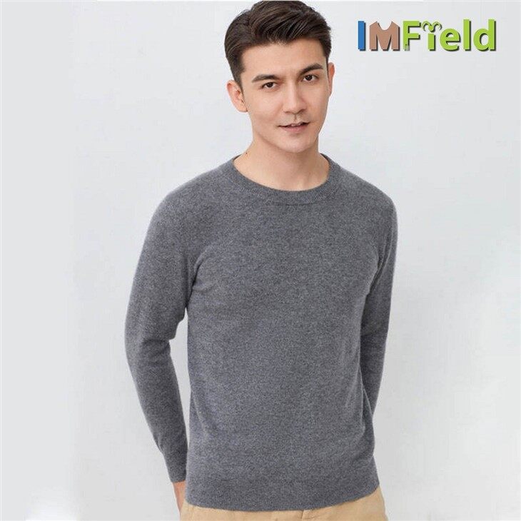 Cashmere For Men Sweater Finest Crew Neck 100% Cashmere Sweater