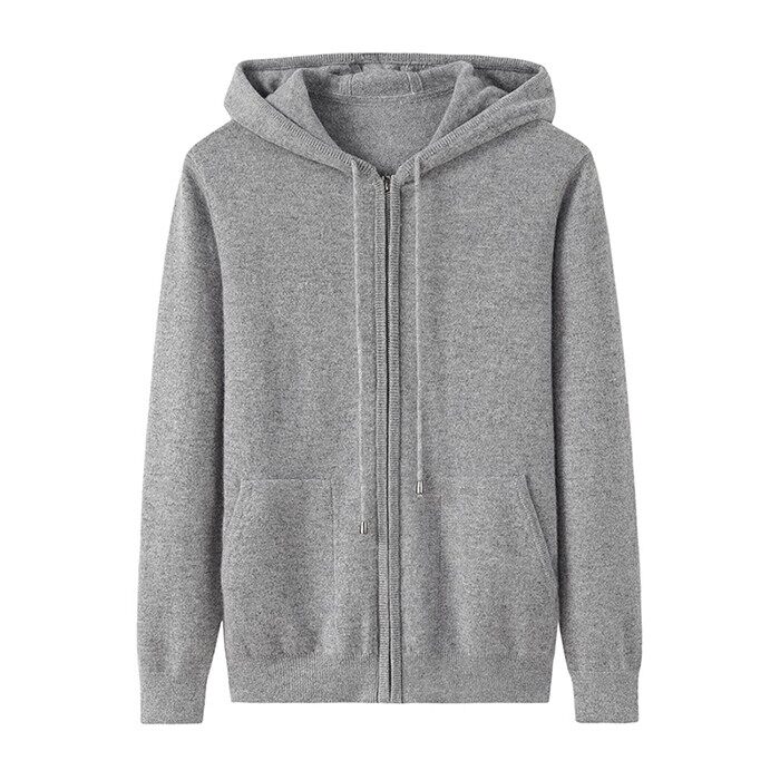 Cashmere Hoodie Full Zip