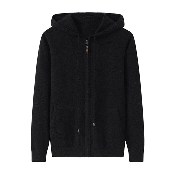 Cashmere Hoodie Full Zip