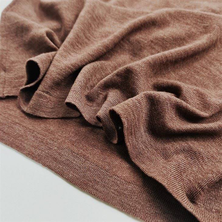 Classiques Thin Turtleneck Short Sleeve Wool Sweater