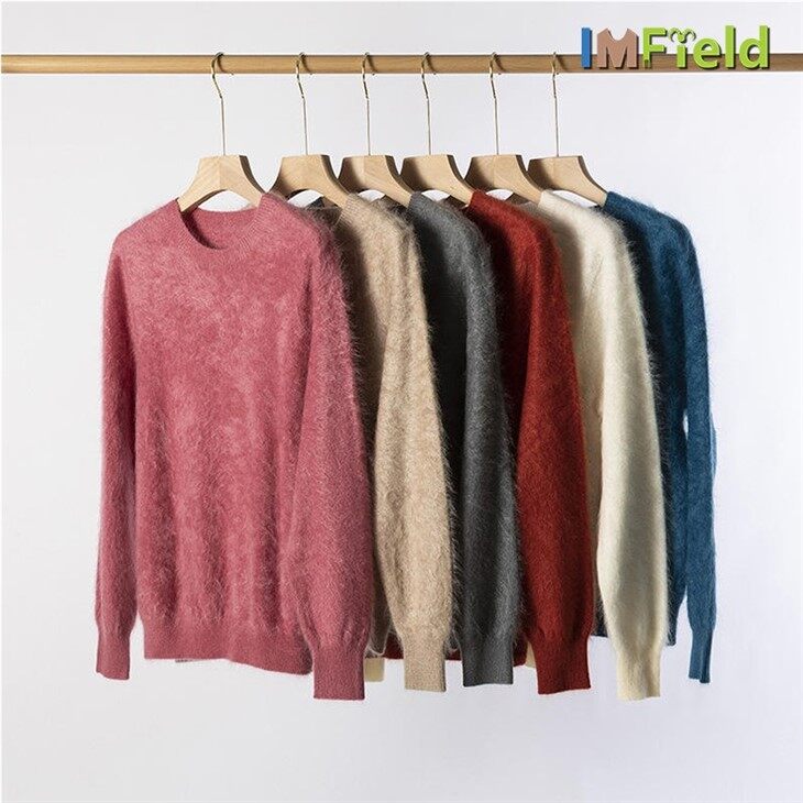 Cloud Brushed Cashmere Jumper Brushed Cashmere Pullover Sweater