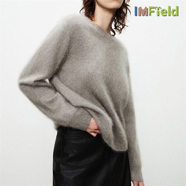 Cloud Brushed Cashmere Jumper Brushed Cashmere Pullover Sweater