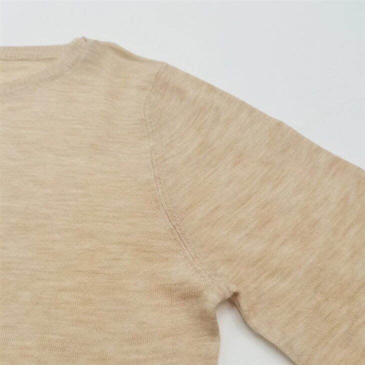 Crewneck Full Sleeve Thin Wool Pullover Sweater