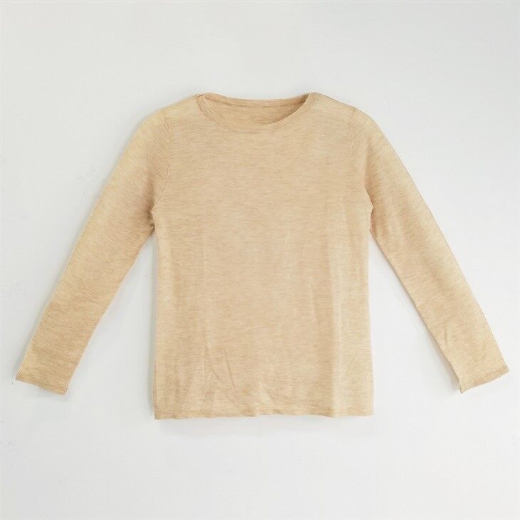 Crewneck Full Sleeve Thin Wool Pullover Sweater