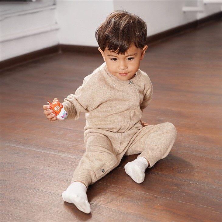 Custom Baby Cashmere Crawling Clothes