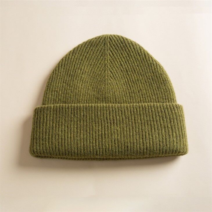 Custom Ribbed Knit Wool Beanies