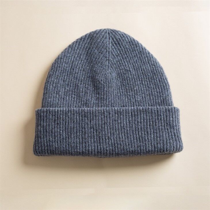 Custom Ribbed Knit Wool Beanies